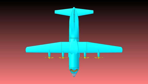 dwg c-130j aircraft solid assembly - C-130J (Rev) Aircraft Solid Assembly Model by RodgerSaintJohn